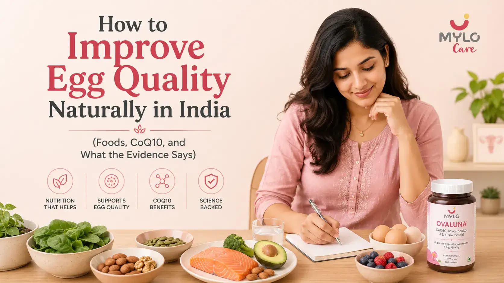 How to Improve Egg Quality Naturally in India (Foods, CoQ10, and What the Evidence Says)