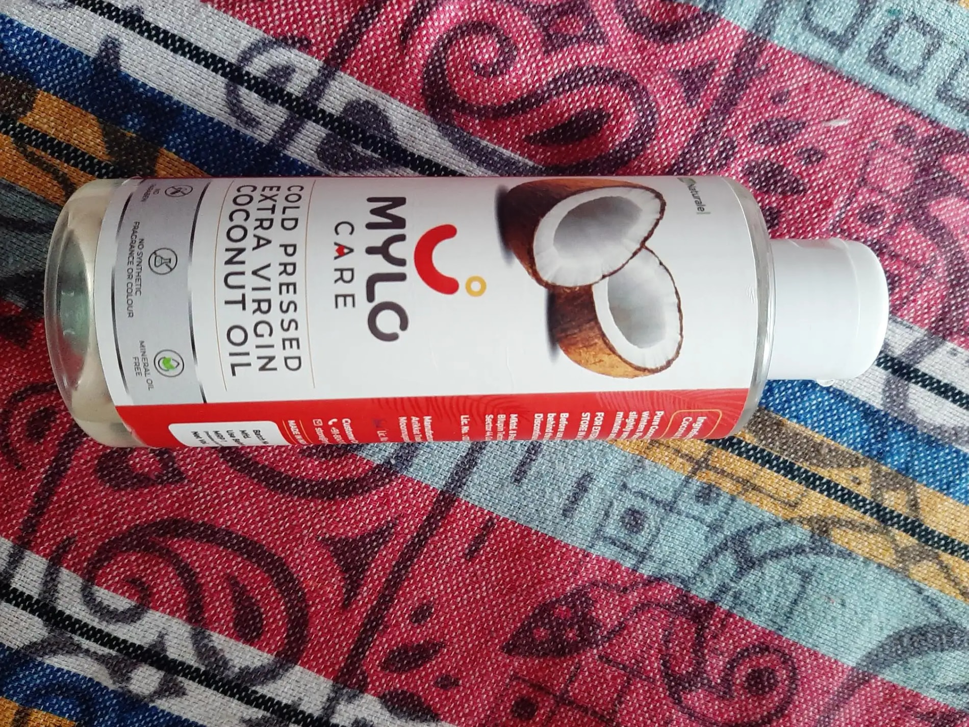 Cold Pressed Extra Virgin Coconut Oil for Skin & Hair - Nourishes Skin Deeply | Reduces Dandruff | Strengthens Hair | Soothes Baby's Rashes - 200 ml