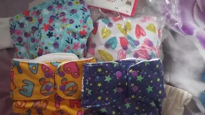 Adjustable Washable & Reusable Cloth Diaper With Absorbent Insert Pad (3M-3Y) | Oeko-Tex Certified | Prevents Rashes - Floral Spring & Rainbow - Pack of 2