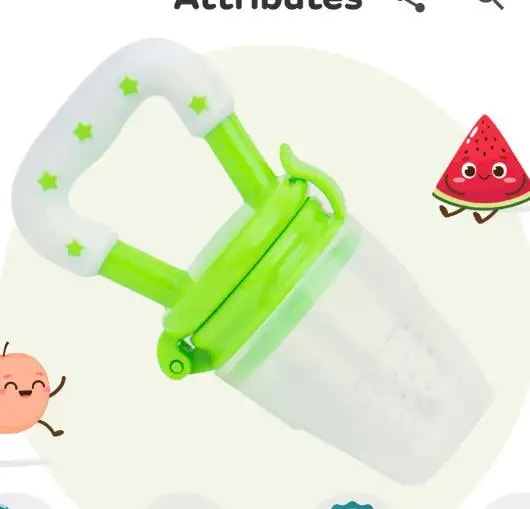 Feels Natural Ultra Soft Fruit & Food Nibbler- Pink | Convenient to Introduce Fruits & Veggies to Baby | Ultra-soft Silicone Mesh for Easy Chewing | Easy One Snap Filling | Helps Relieve Teething Discomfort