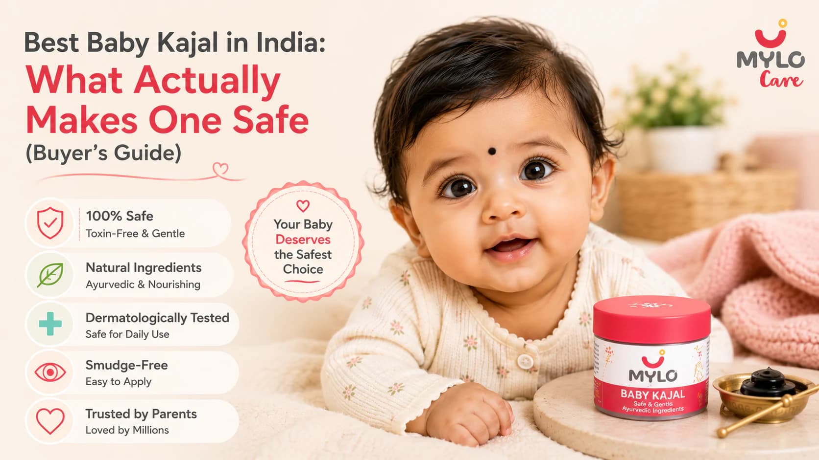 Best Baby Kajal in India: What Actually Makes One Safe (Buyer’s Guide)