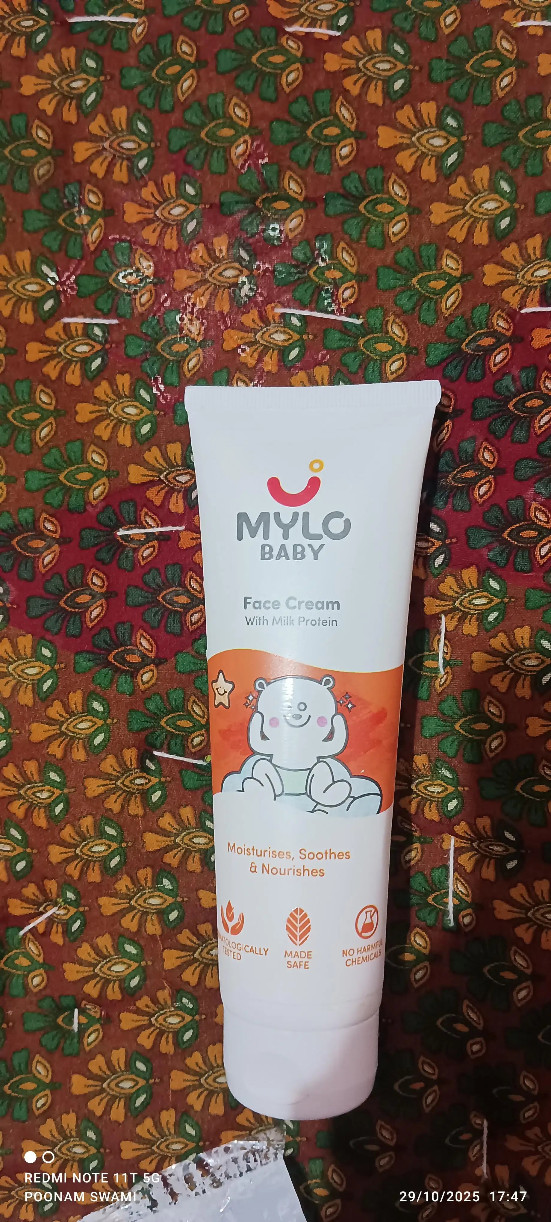 Baby Cream for Face 100 gm | Dermatologically Tested | Made Safe Australia Certified | Nourishes and Brightens Skin | Soothes Skin Irritation
