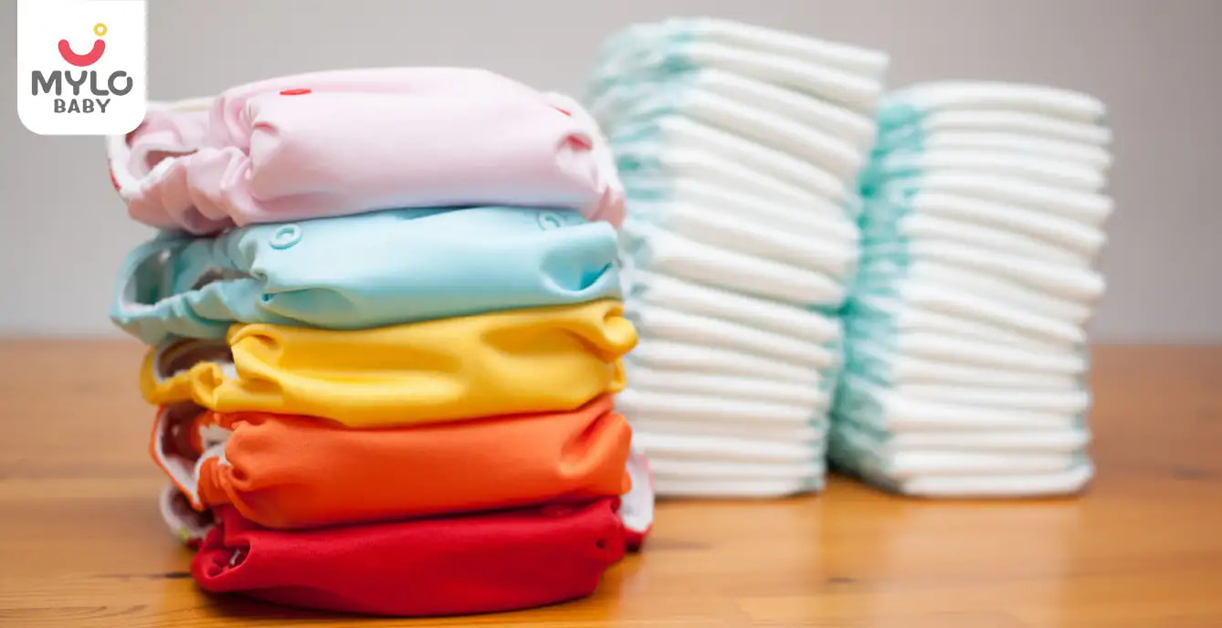Cloth Diapers vs Disposable Diapers in Hindi | क्लॉथ डायपर्स या डिस्पोजेबल डायपर्स : बेबी के लिए क्या है बेहतर? 