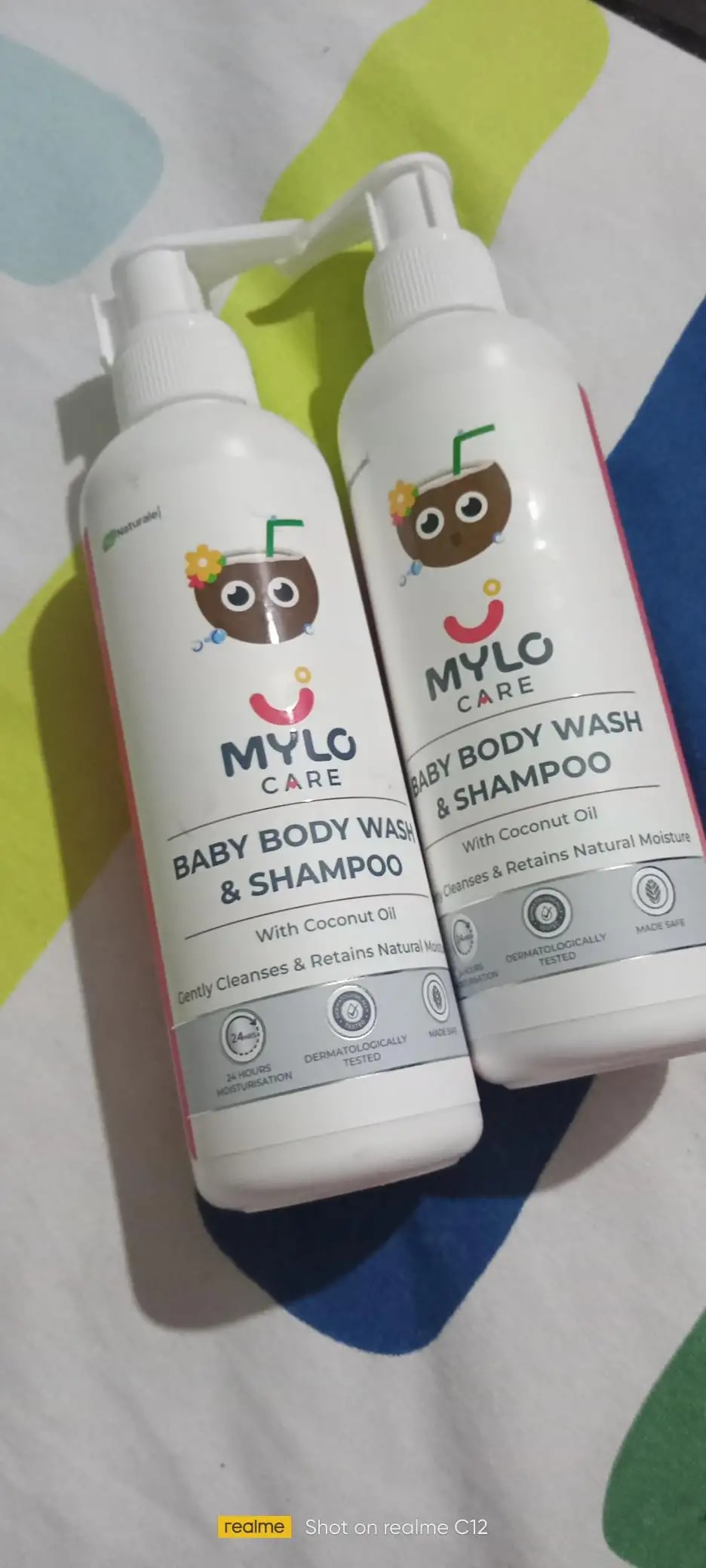 Baby Shampoo and Body Wash | Gentle Cleansing Head-to-Toe | Tear Free Formulation | Retains Natural Moisture | Dermatologically Tested | Made Safe Certified- 200 ml - Pack of 2