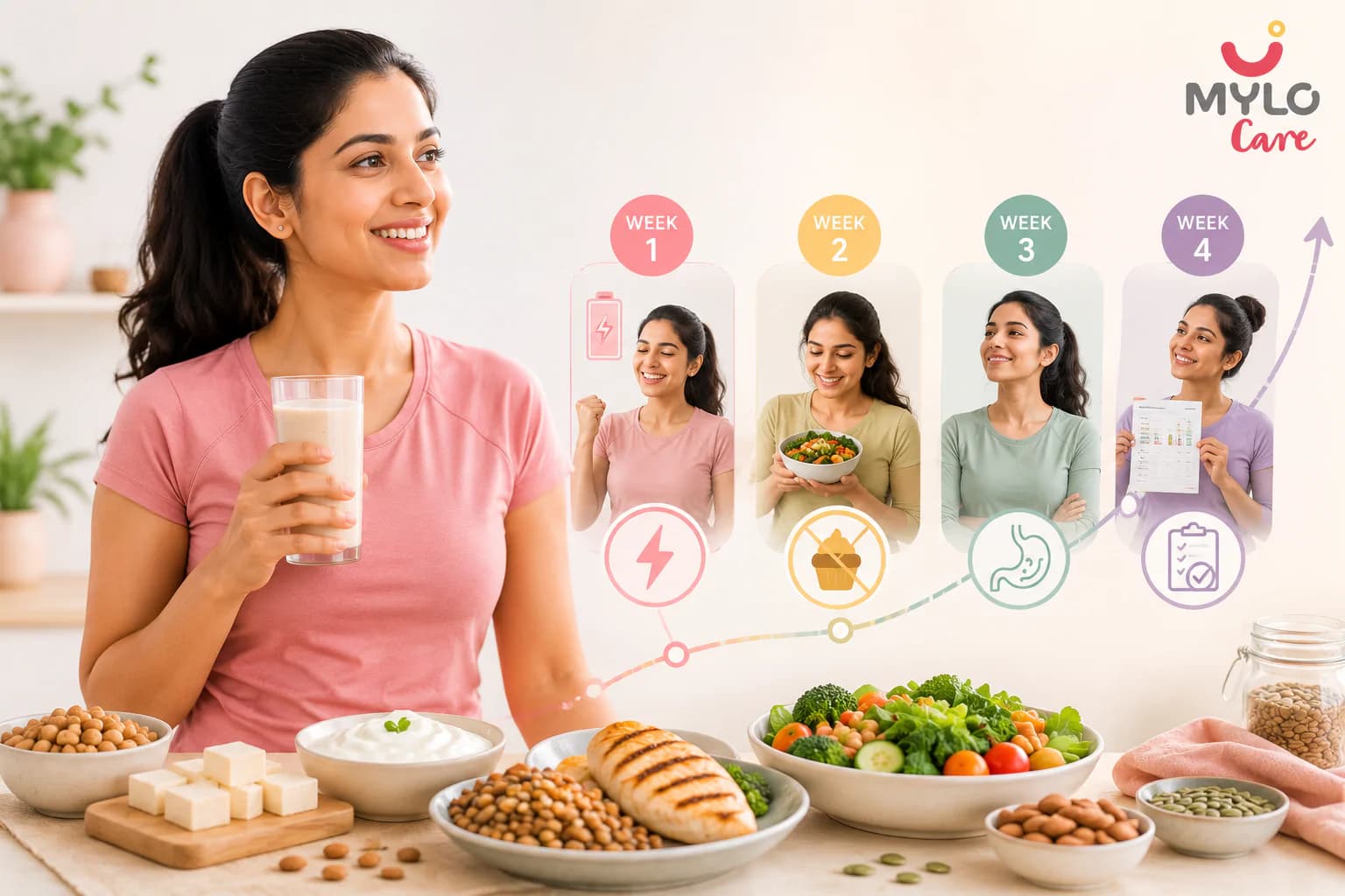 30 Days of Protein: What Changes Week by Week (Energy, Cravings, Reports)