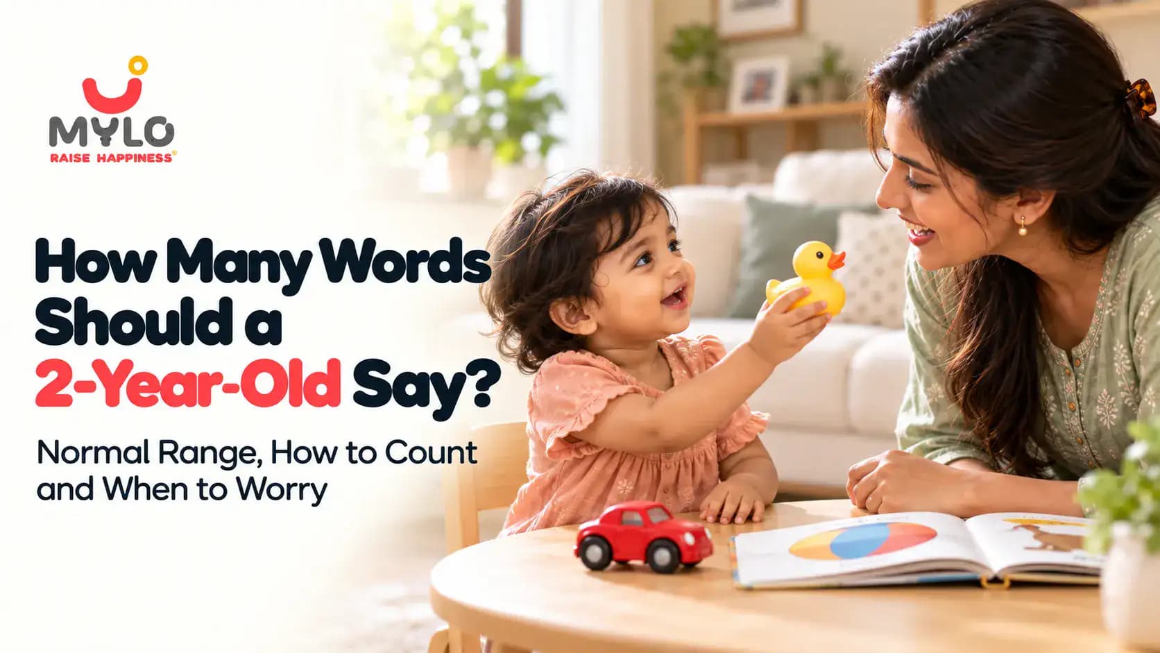 How Many Words Should a 2-Year-Old Say? Normal Range, How to Count and When to Worry (2026)