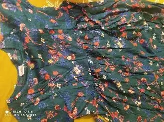 Maternity Dresses For Women with Both Side Zipper For Easy Feeding | Adjustable Belt for Growing Belly | Maxi Dress | Little Hearts - Sea Green | XXL
