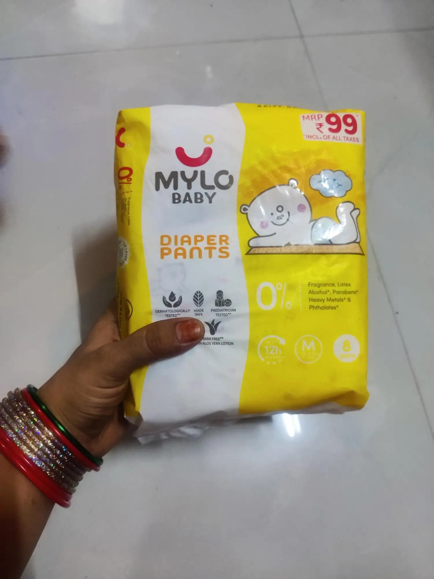 Mylo Diaper M size - Pack of 8