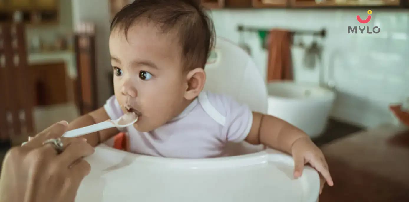 8-Month-Old Baby Food Chart/Meal Plan Week 2