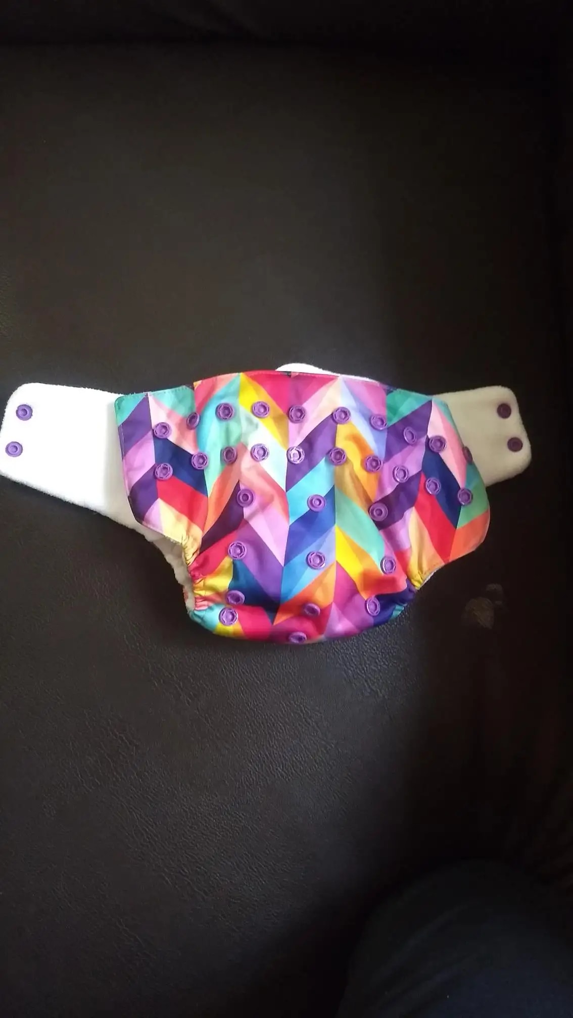 Adjustable Washable & Reusable Cloth Diaper With Dry Feel, Absorbent Insert Pad (3M-3Y) Prevents Rashes - Floral Spring - Pack of 1