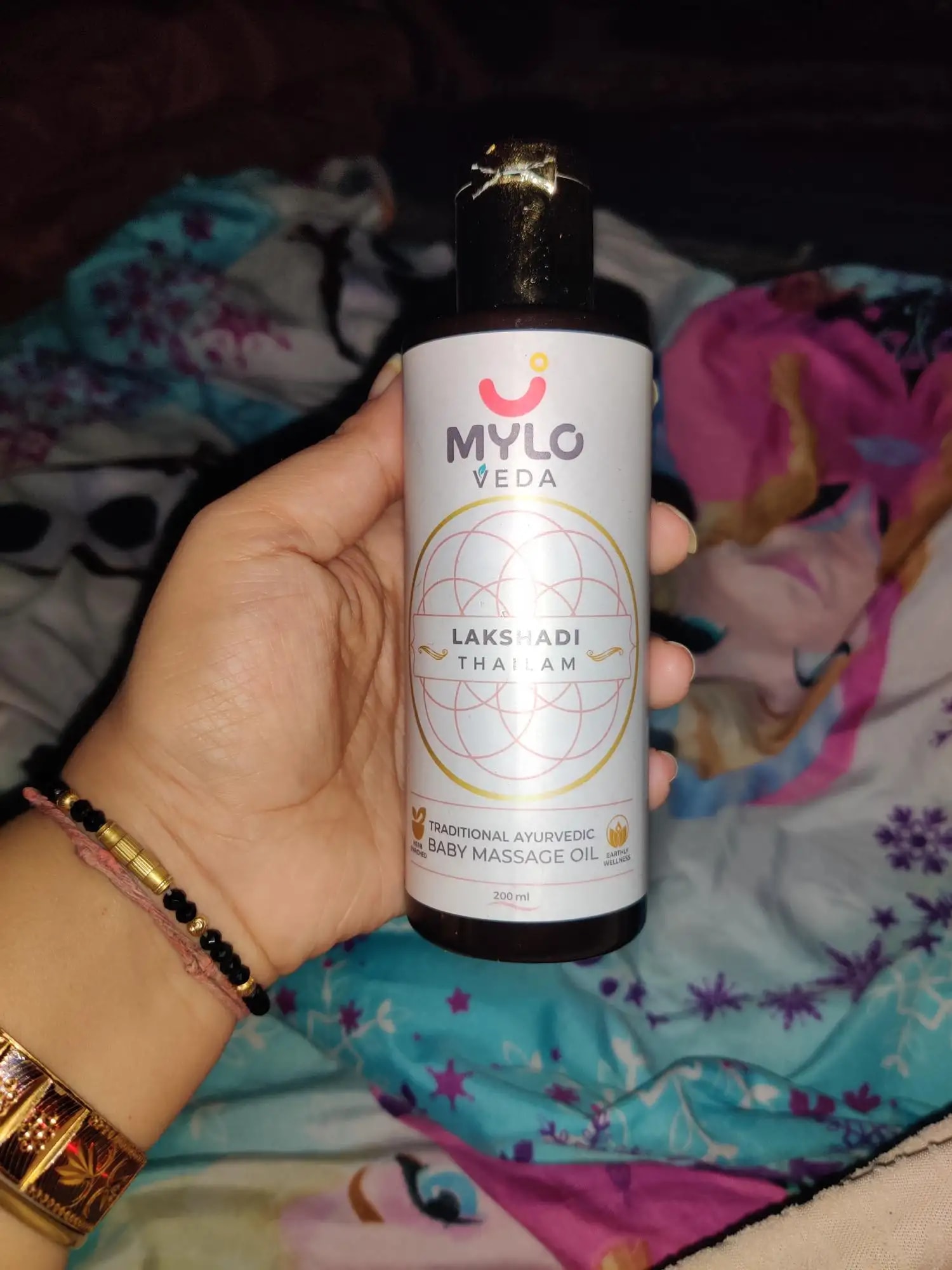 Mylo Herb Enriched Baby Massage Oil - 200 ml | Pack of 2 | Dermatologically Tested | Made Safe Certified | Nourishes Skin | Strengthens Immunity | Ayurvedic Preparation