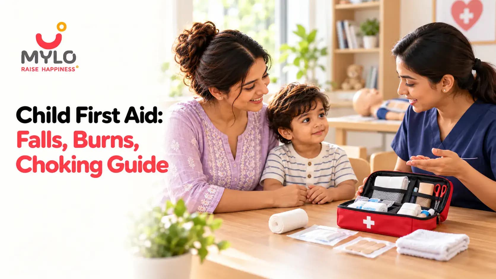 Child First Aid: Falls, Burns, Choking Guide