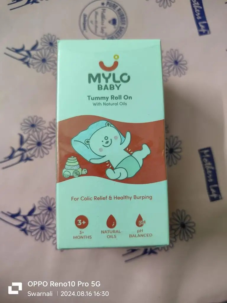 Tummy Roll On For Baby | Made Safe Australia Certified | Relieves Gas & Colic | Promotes Healthy Burping | Reduces Acid Reflux | 40 ml