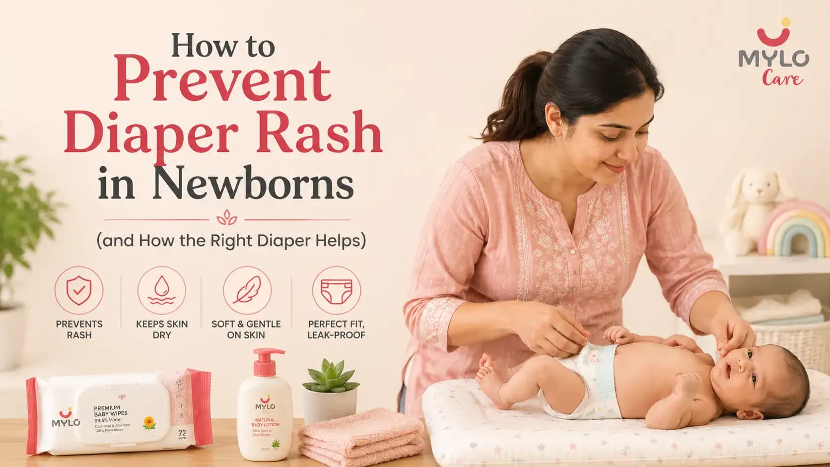 How to Prevent Diaper Rash in Newborns (and How the Right Diaper Helps)