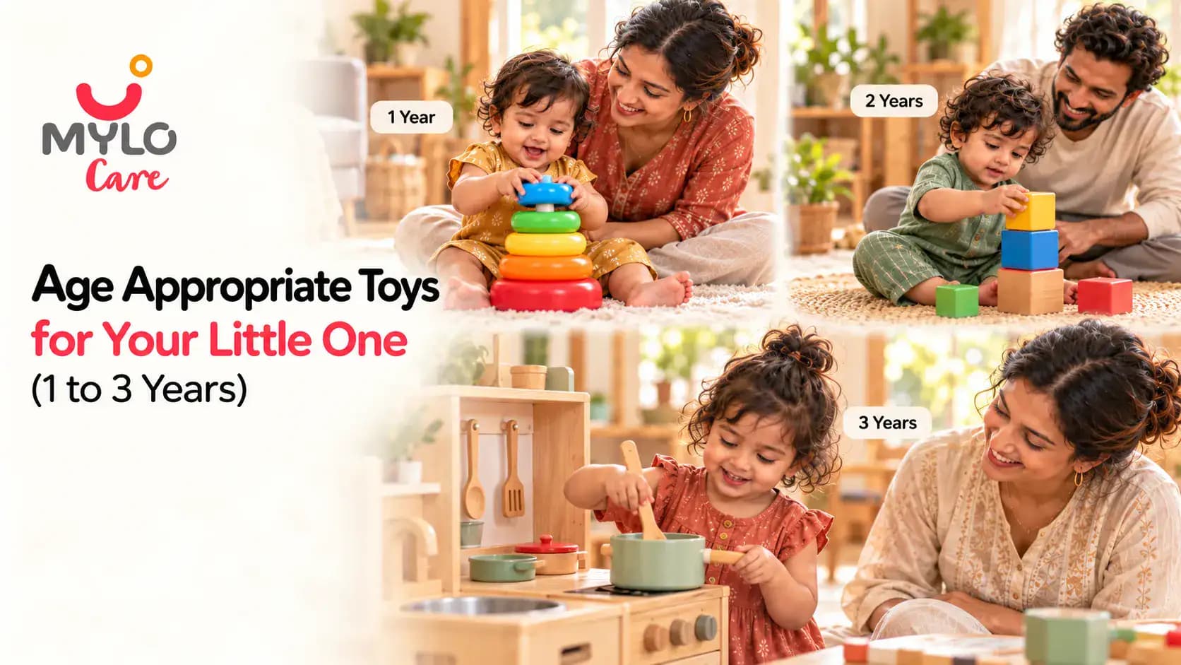 Age Appropriate Toys for Your Little One (1 to 3 Years)