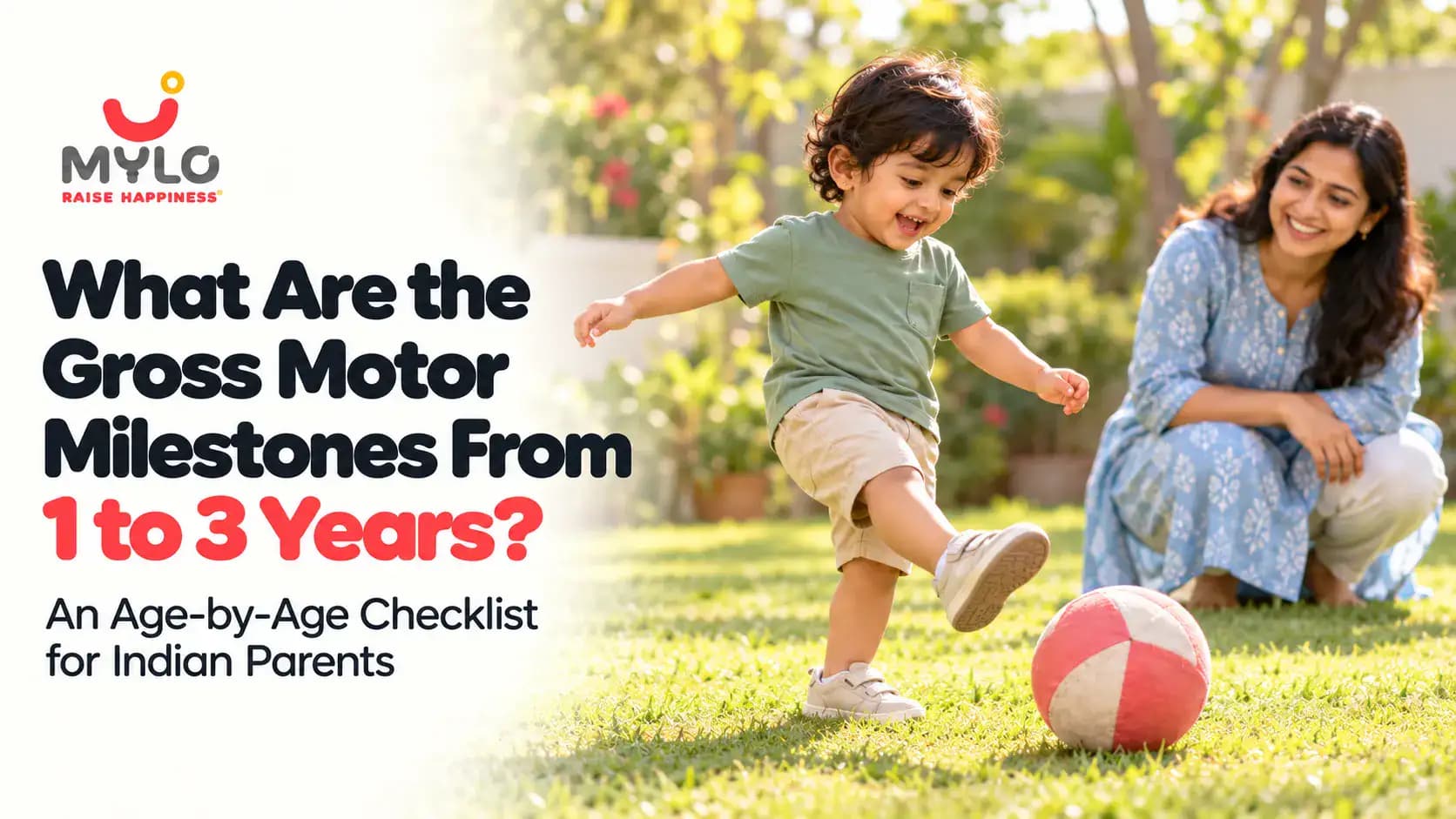 What Are the Gross Motor Milestones From 1 to 3 Years? An Age-by-Age Checklist for Indian Parents (2026)