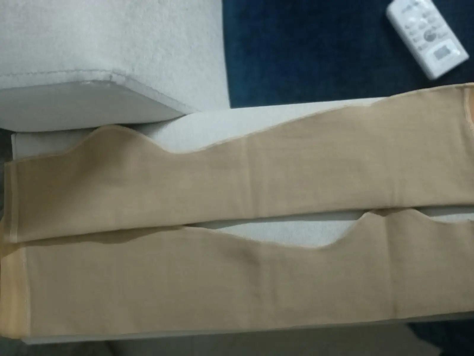 Open Toe Compression Stockings - Knee Length (S)