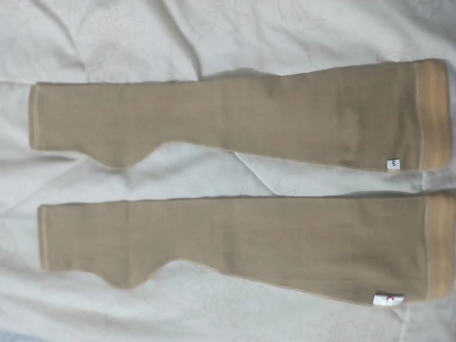 Open Toe Compression Stockings - Knee Length (S)