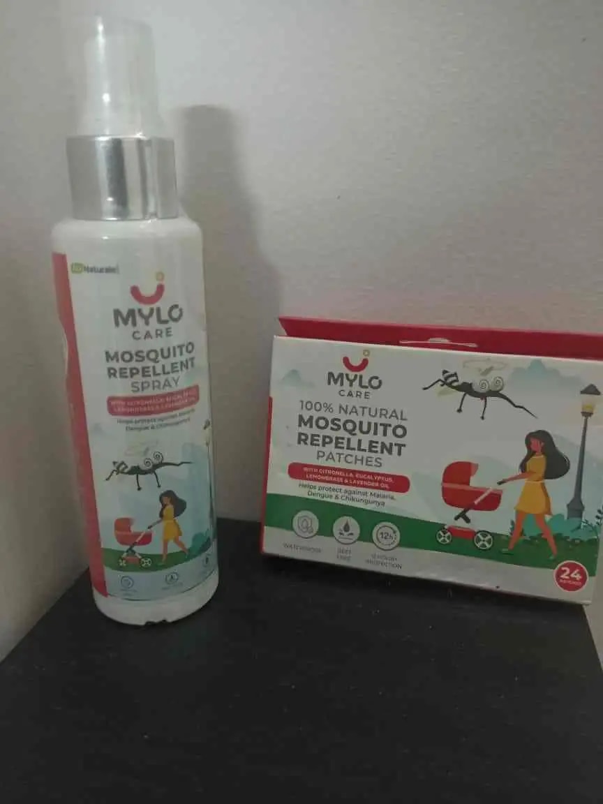 Baby Mosquito Spray (100 ml) & Mosquito Patches for Kids (24 Patches) | 100% Natural Ingredients | Protect Against Dengue, Malaria, Chikungunya | 12 Hour Protection