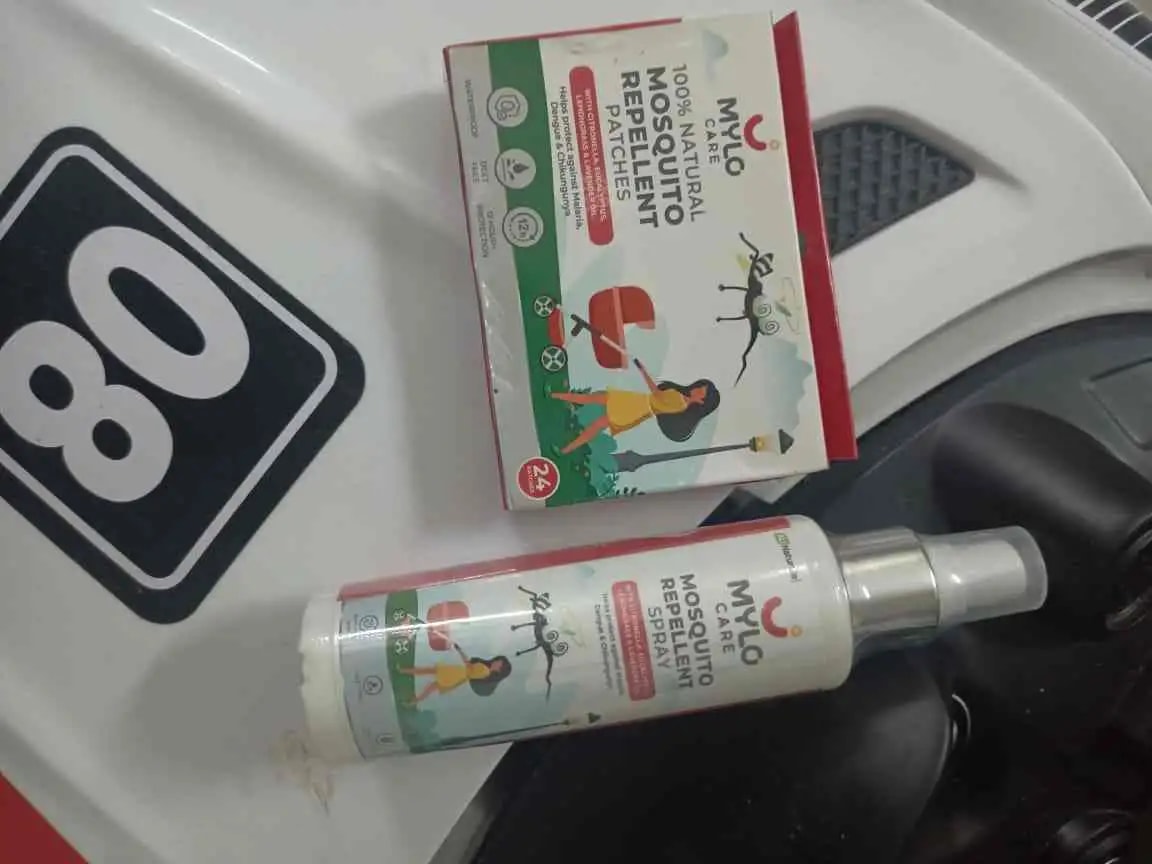 Baby Mosquito Spray (100 ml) & Mosquito Patches for Kids (24 Patches) | 100% Natural Ingredients | Protect Against Dengue, Malaria, Chikungunya | 12 Hour Protection