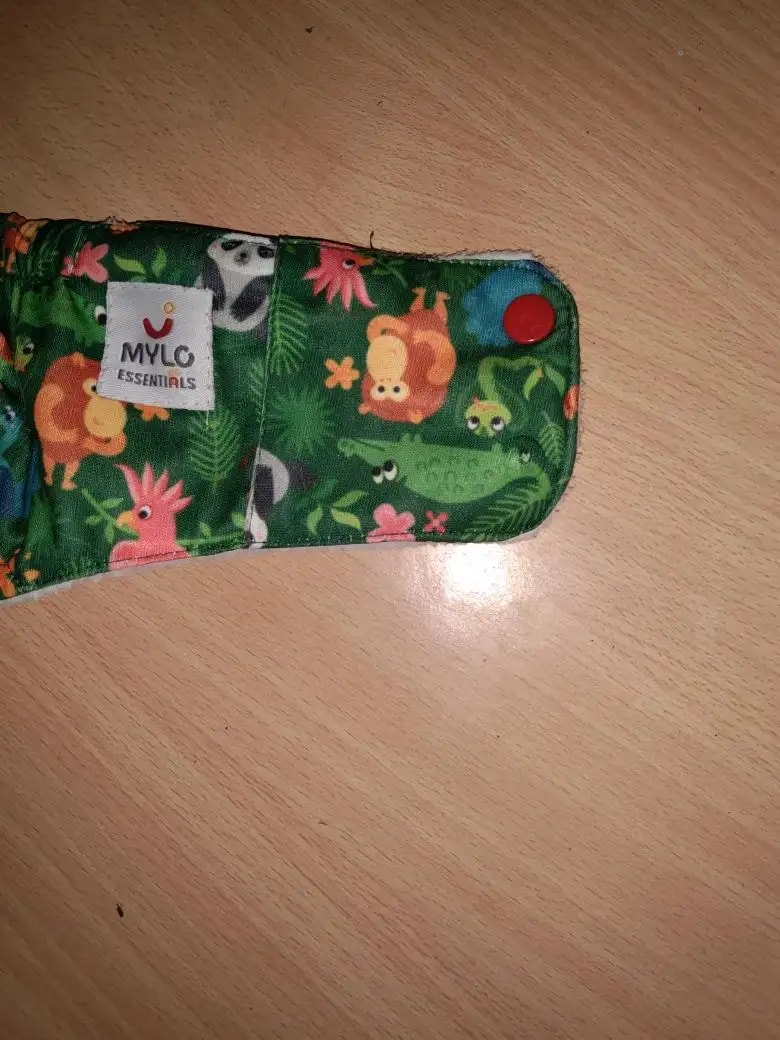 Adjustable Washable & Reusable Cloth Diaper With Absorbent Insert Pad (3M-3Y) | Oeko-Tex Certified | Prevents Rashes - Floral Spring & Rainbow - Pack of 2