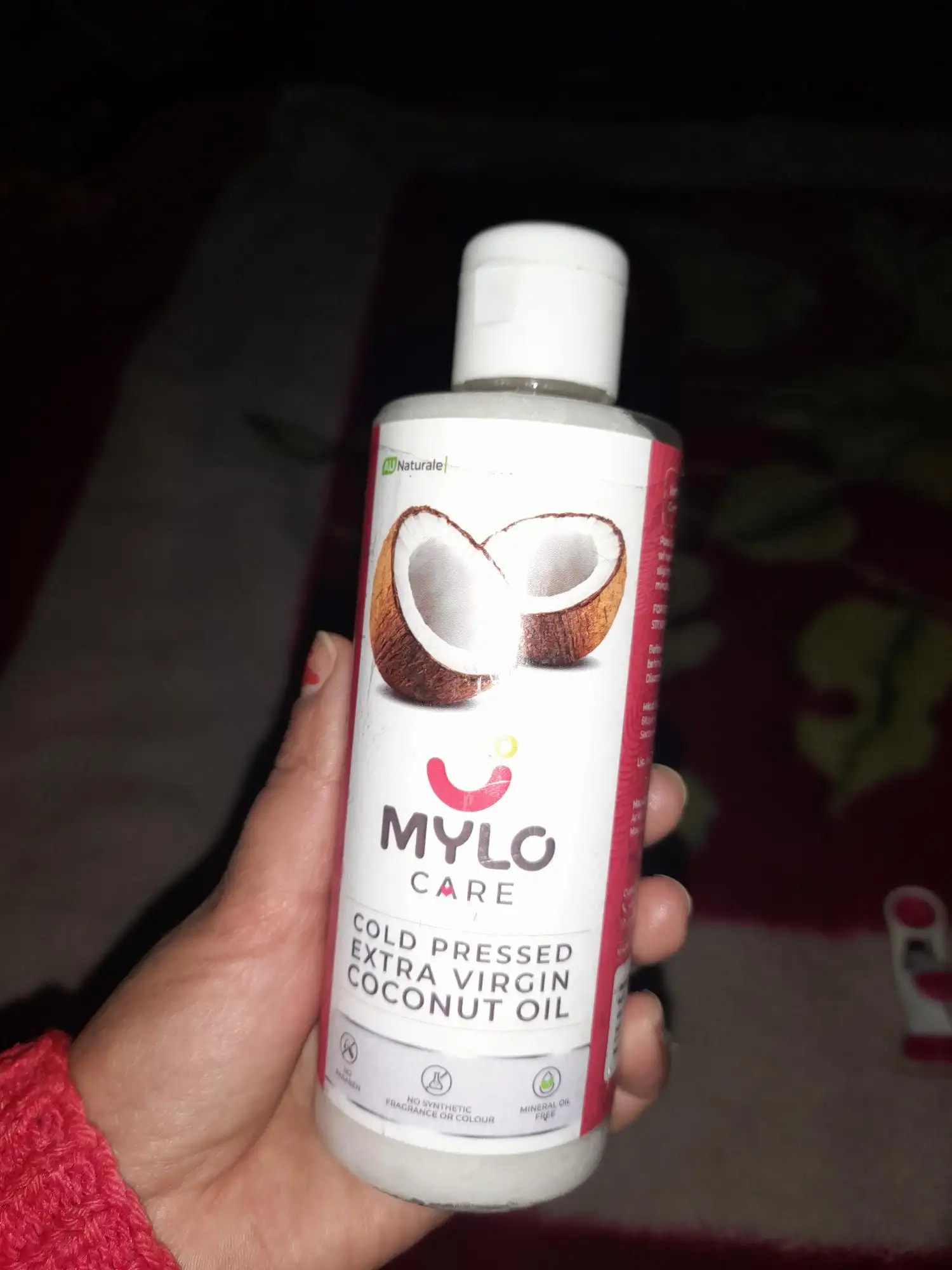 Cold Pressed Extra Virgin Coconut Oil for Skin & Hair - Nourishes Skin Deeply | Reduces Dandruff | Strengthens Hair | Soothes Baby's Rashes - 200 ml