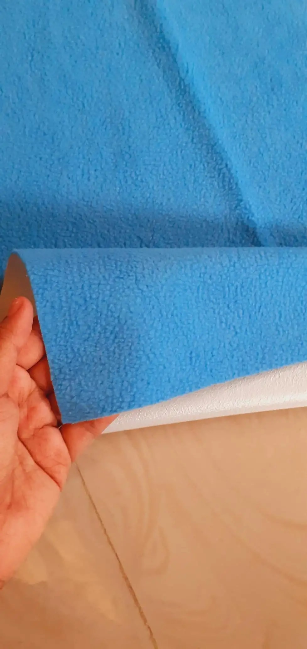 Waterproof Extra Absorbent Baby Dry Sheet & Bed Protector | Guards Against Spills, Stains & Nappy Leaks | Foldable & Portable - Navy Blue - M