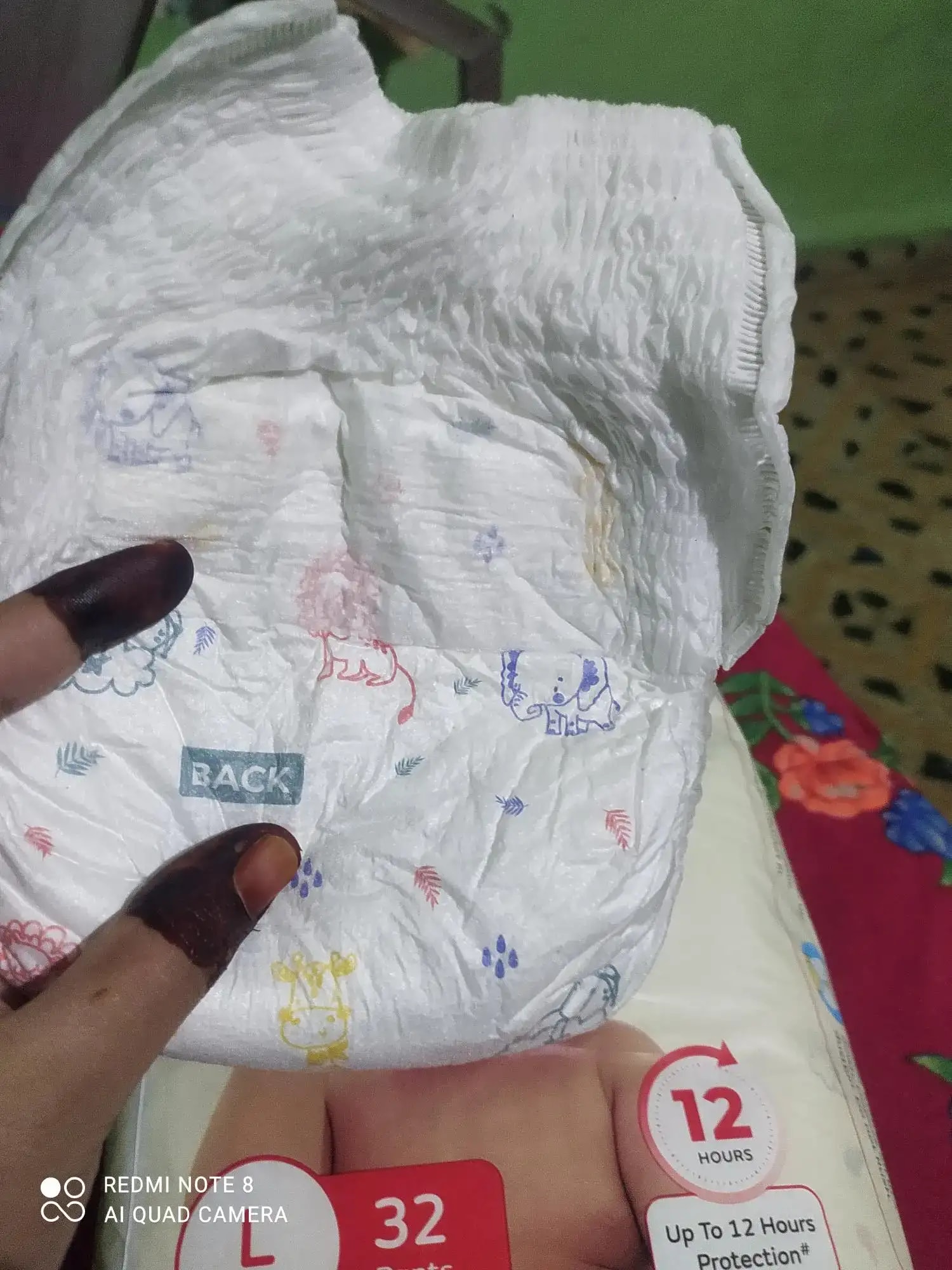 Mylo Baby New Born Diaper Pants | Up to 5Kgs | with Wetness Indicator | 92 Count