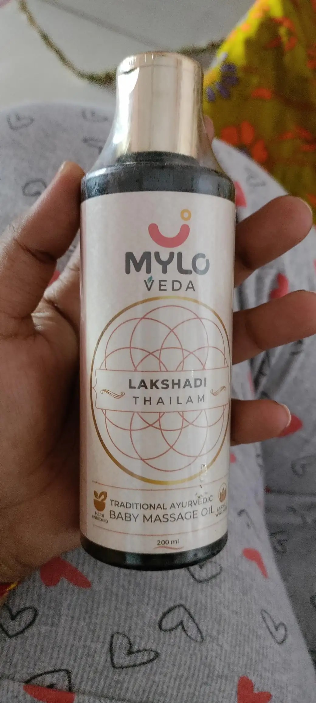 Mylo Herb Enriched Baby Massage Oil - 200 ml | Pack of 2 | Dermatologically Tested | Made Safe Certified | Nourishes Skin | Strengthens Immunity | Ayurvedic Preparation