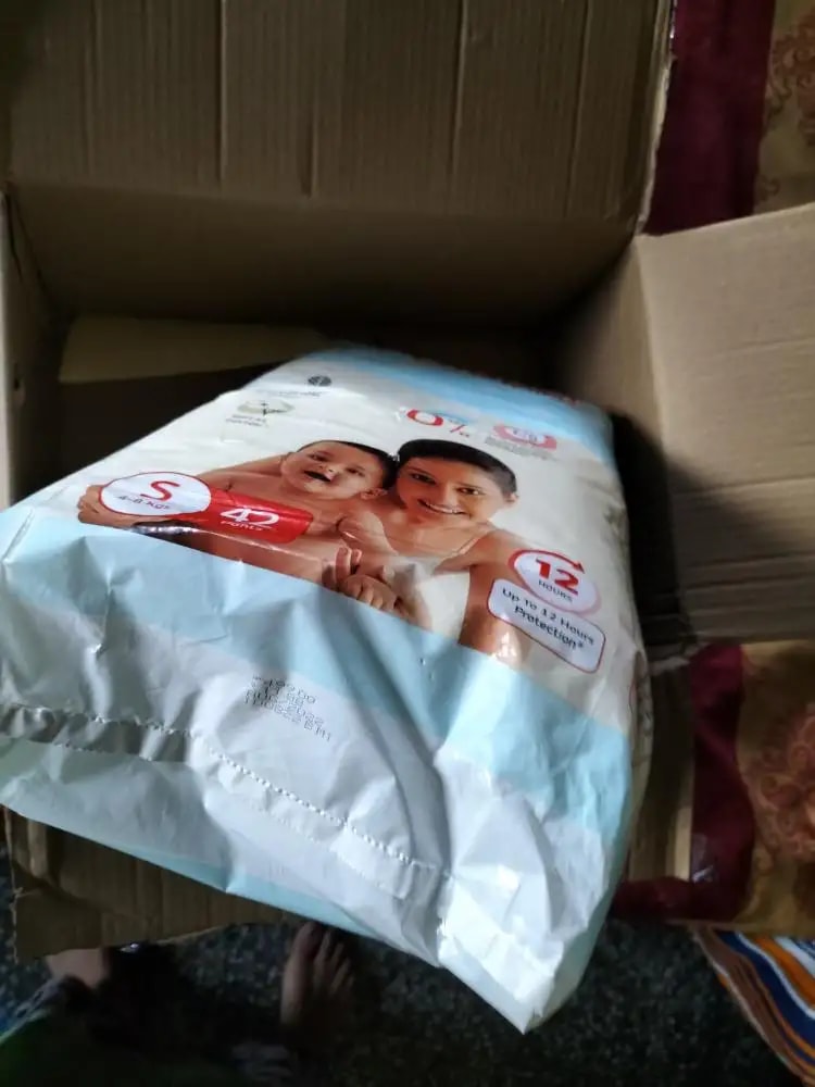 Mylo Baby New Born Diaper Pants | Up to 5Kgs | with Wetness Indicator | 92 Count