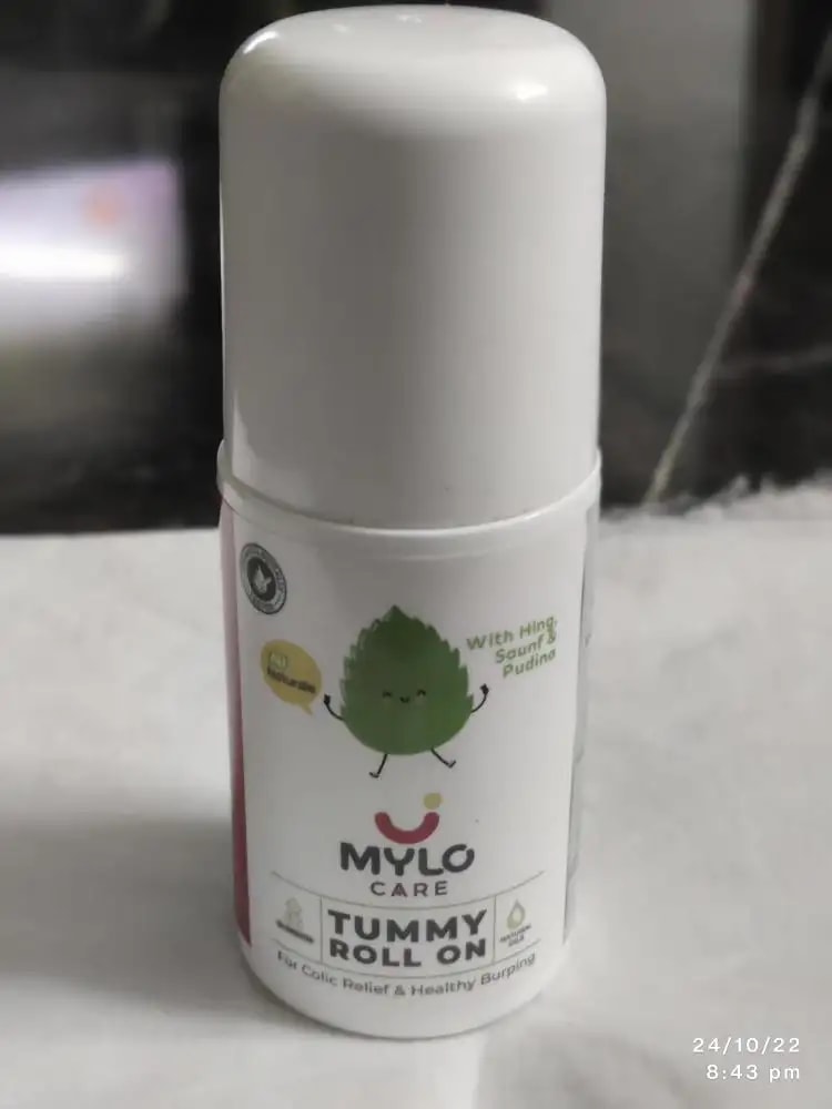 Tummy Roll On For Baby | Made Safe Australia Certified | Relieves Gas & Colic | Promotes Healthy Burping | Reduces Acid Reflux | 40 ml
