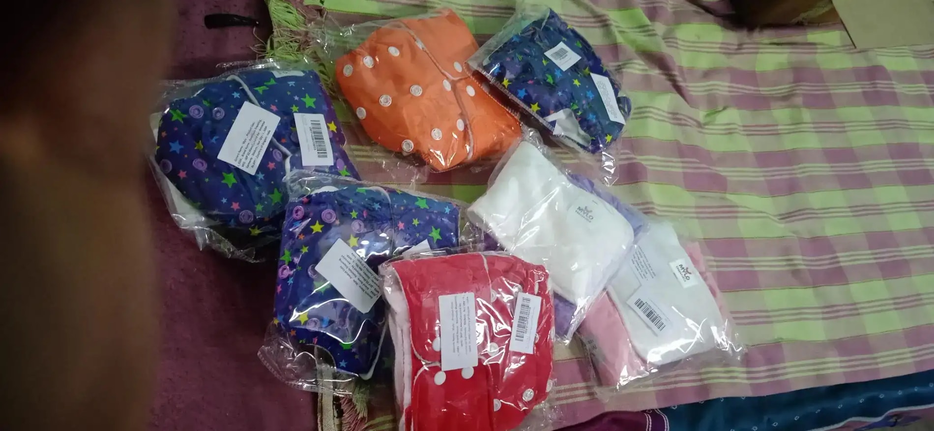Adjustable Washable & Reusable Cloth Diaper With Dry Feel, Absorbent Insert Pad (3M-3Y) Prevents Rashes - Floral Spring - Pack of 1