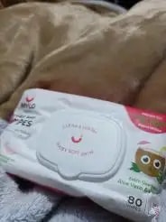 Gentle Baby Wipes With Lid - Organic Coconut Oil, Neem, Aloe Vera and Vitamin E | 98% Pure Water | Dermatologically Tested (Pack of 6) - 72 Wipes Per Pack