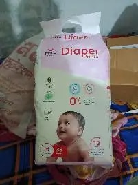 Mylo Baby New Born Diaper Pants | Up to 5Kgs | with Wetness Indicator | 92 Count
