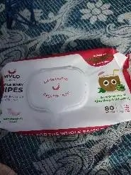 Gentle Baby Wipes With Lid - Organic Coconut Oil, Neem, Aloe Vera and Vitamin E | 98% Pure Water | Dermatologically Tested (Pack of 6) - 72 Wipes Per Pack