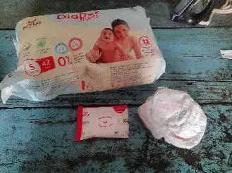 Mylo Baby New Born Diaper Pants | Up to 5Kgs | with Wetness Indicator | 92 Count