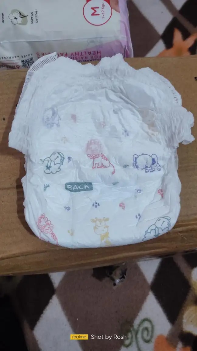 Mylo Baby New Born Diaper Pants | Up to 5Kgs | with Wetness Indicator | 92 Count