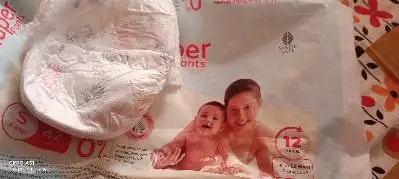 Mylo Baby New Born Diaper Pants | Up to 5Kgs | with Wetness Indicator | 92 Count