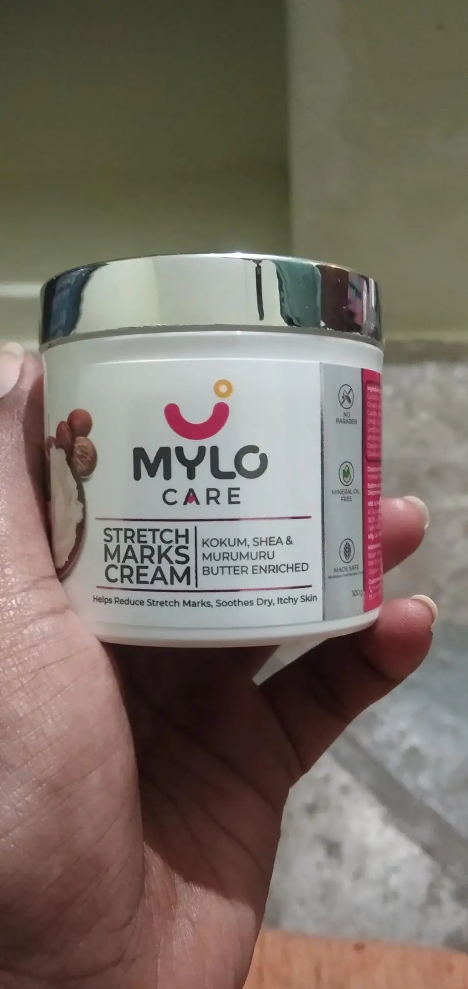 Stretch Marks Cream for Women - Clinically Proven | Removes Stretch Marks | Made Safe Certified | Safe During Pregnancy & Breastfeeding (100gm)