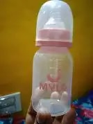 2-in-1 Baby Feeding Bottle | BPA Free with Anti-Colic Nipple & Spoon | Easy Flow Neck Design - Lion & Giraffe 125ml & 250ml