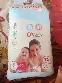 Mylo Baby New Born Diaper Pants | Up to 5Kgs | with Wetness Indicator | 92 Count