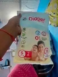 Mylo Baby New Born Diaper Pants | Up to 5Kgs | with Wetness Indicator | 92 Count
