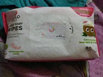 Gentle Baby Wipes With Lid - Organic Coconut Oil, Neem, Aloe Vera and Vitamin E | 98% Pure Water | Dermatologically Tested (Pack of 6) - 72 Wipes Per Pack