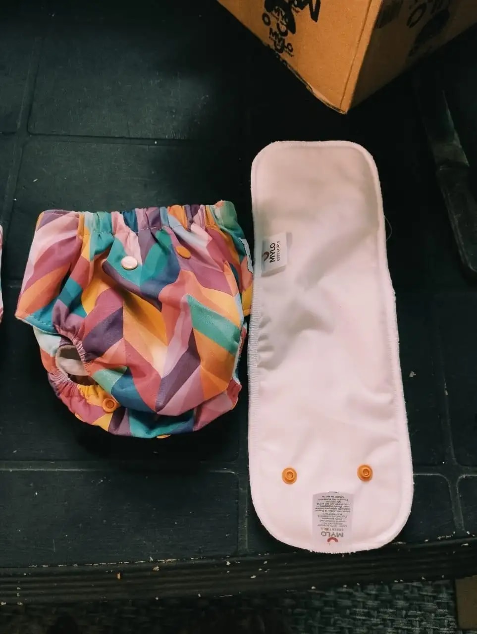 Adjustable Washable & Reusable Cloth Diaper With Absorbent Insert Pad (3M-3Y) | Oeko-Tex Certified | Prevents Rashes - Floral Spring & Rainbow - Pack of 2