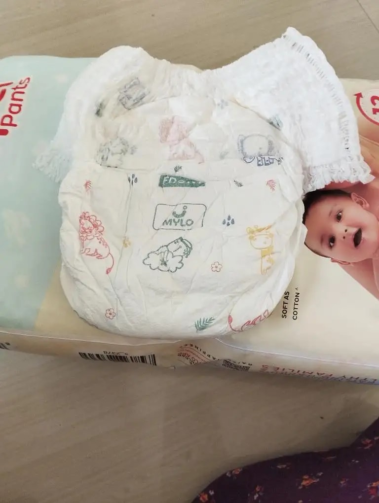 Mylo Baby New Born Diaper Pants | Up to 5Kgs | with Wetness Indicator | 92 Count