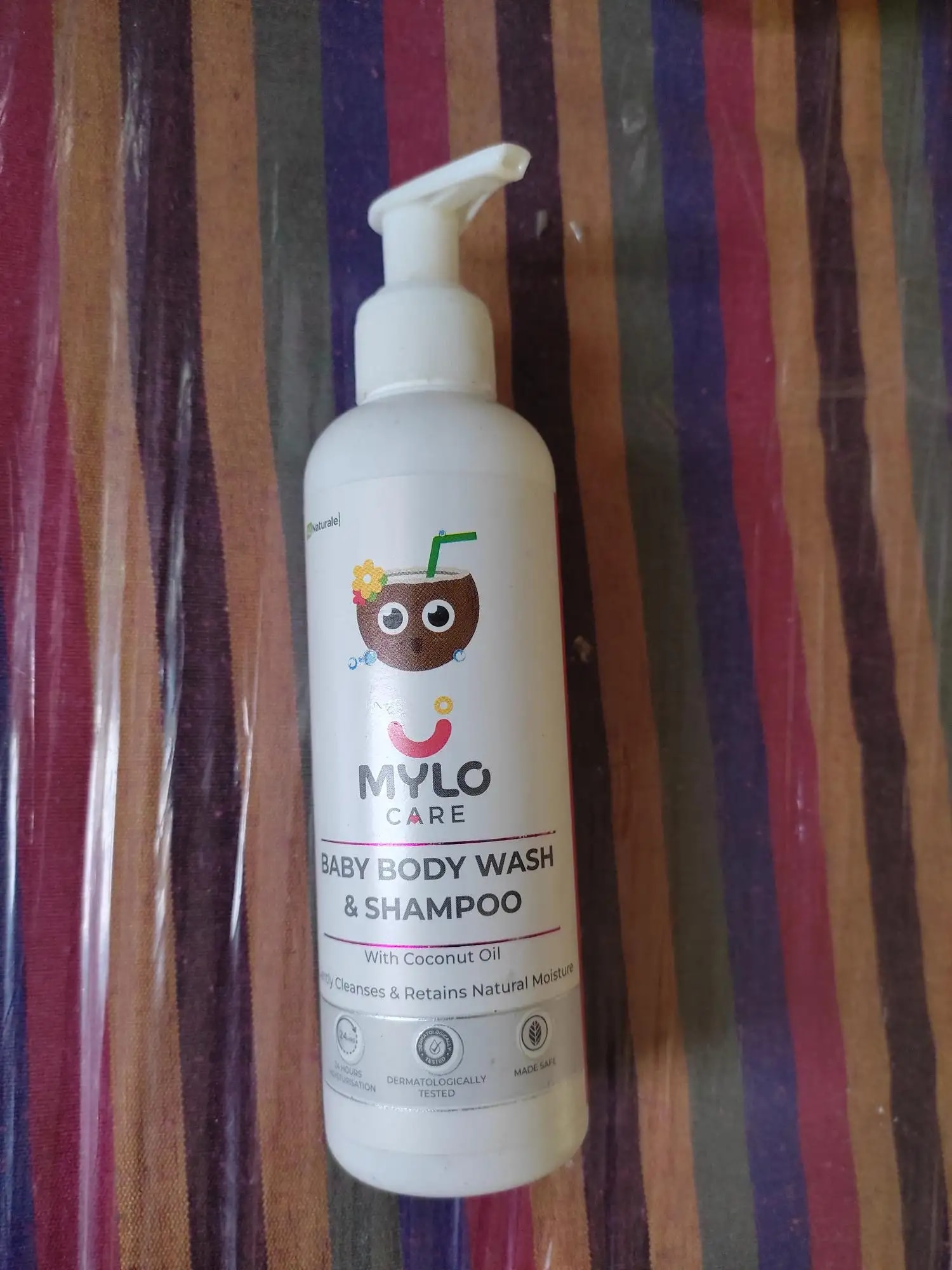 Baby Shampoo and Body Wash | Gentle Cleansing Head-to-Toe | Tear Free Formulation | Retains Natural Moisture | Dermatologically Tested | Made Safe Certified- 200 ml - Pack of 2