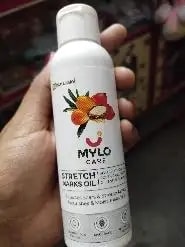 Stretch Marks Oil With Sea Buckthorn, Rosehip, Argan & Coconut Oil | Scars & Stretch Mark Lightening | Natural Skin Care Solution for Pregnant Women - 100ml