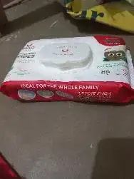 Gentle Baby Wipes With Lid - Organic Coconut Oil, Neem, Aloe Vera and Vitamin E | 98% Pure Water | Dermatologically Tested (Pack of 6) - 72 Wipes Per Pack