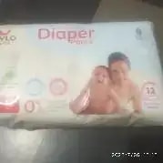 Mylo Baby New Born Diaper Pants | Up to 5Kgs | with Wetness Indicator | 92 Count