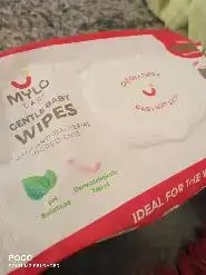 Gentle Baby Wipes With Lid - Organic Coconut Oil, Neem, Aloe Vera and Vitamin E | 98% Pure Water | Dermatologically Tested (Pack of 6) - 72 Wipes Per Pack